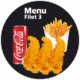 Menu filets + frites + boisson