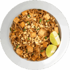 Pad thaï au tofu + boisson