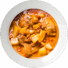 Poulet massaman + riz + boisson