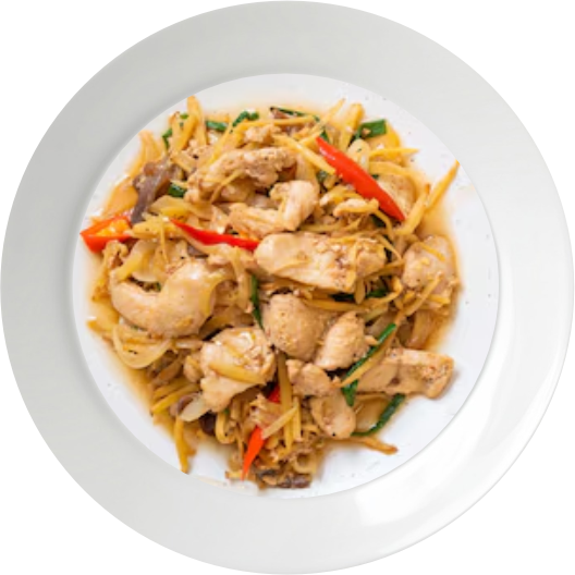 poulet saute au gengembre 