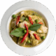 Poulet au curry vert