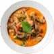 Boeuf curry rouge  + riz + boisson