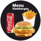 Menu Hamburger + frites + boisson