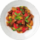 Boeuf basilic + riz + boisson