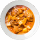 Poulet massaman + riz + boisson
